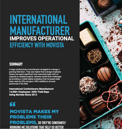 International manufacturer using Movista for retail execution