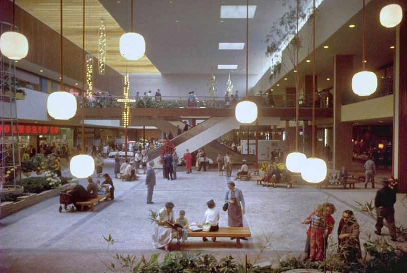 inside of first indoor mall