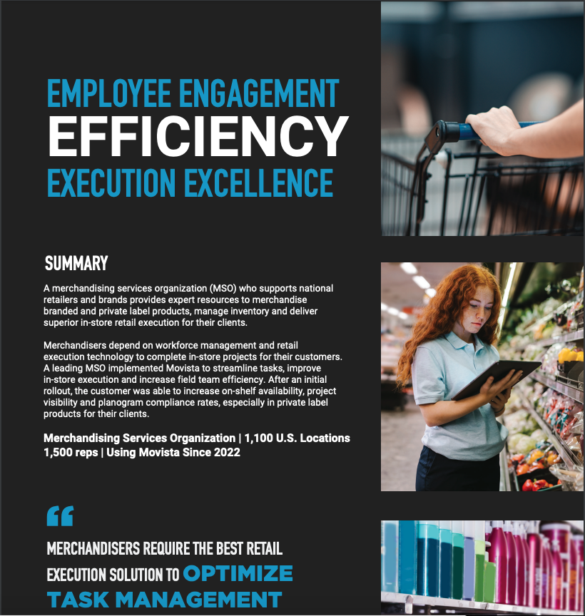 MSO execution supermarket retailer case study